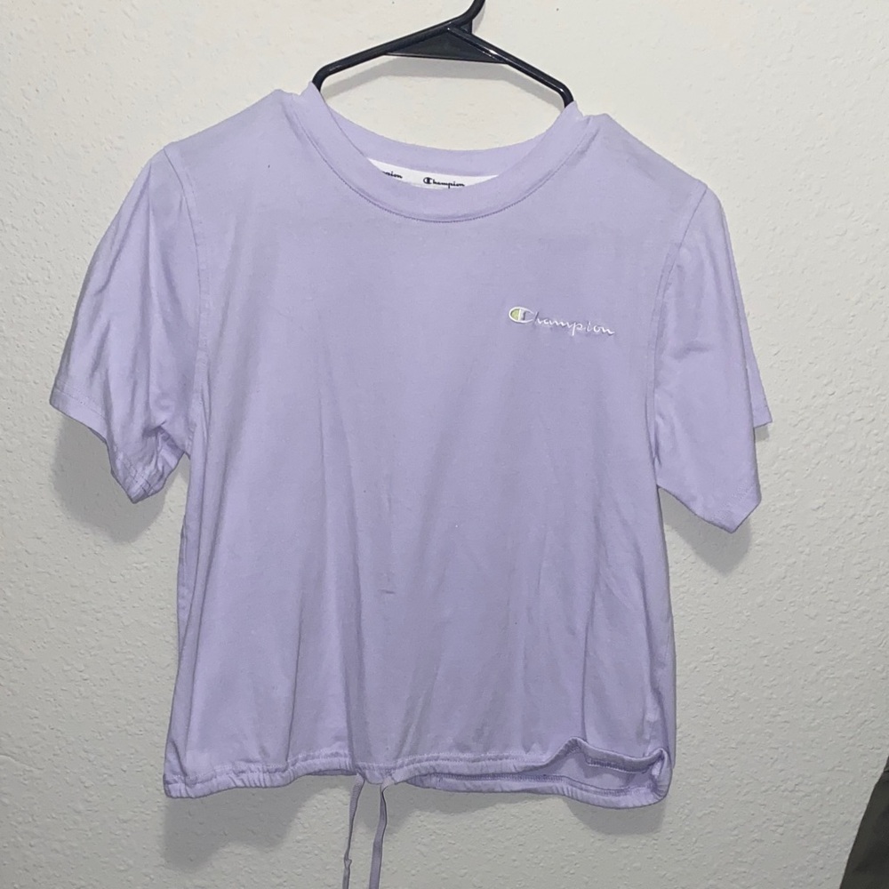 Champion Women's Lavender Short Sleeve Tee